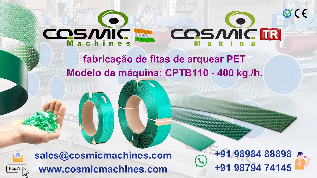 Fabricação de Fitas de Arquear PET
