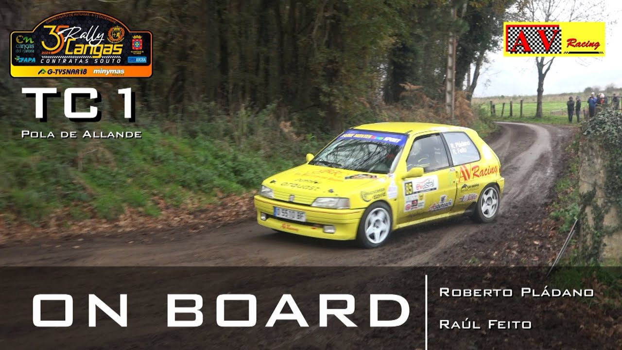 On Board Roberto Pládano - Raúl Feito | TC-1 OPERAROSA 1 | Rally Cangas del Narcea 2024
