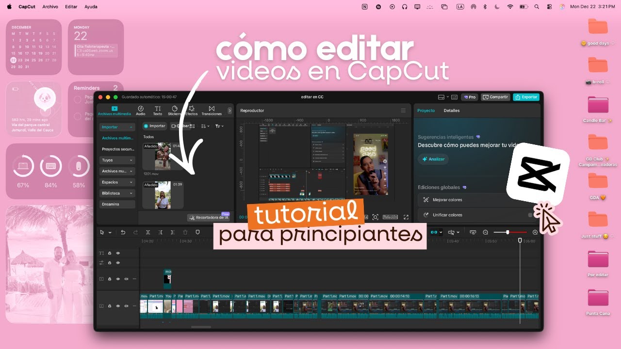Cómo editar videos en CapCut (GUÍA COMPLETA PARA PRINCIPIANTES)