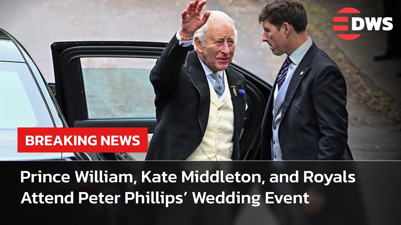 FULL ARRIVAL: King Charles, Kate Middleton & Royals Attend Peter Phillips Wedding in Kemble | AQ14