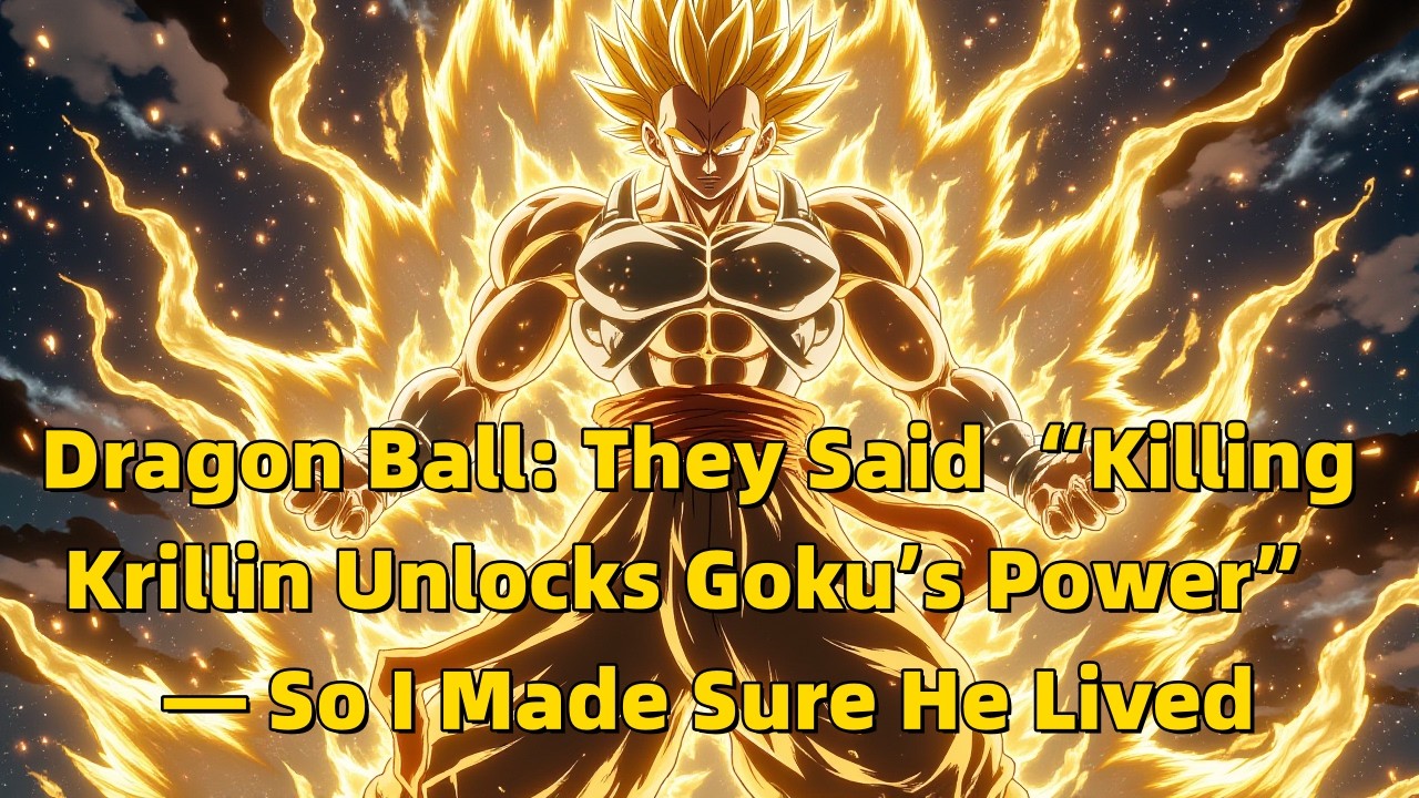 Dragon Ball: They Said “Killing Krillin Unlocks Goku’s Power” — So I Made Sure He Lived