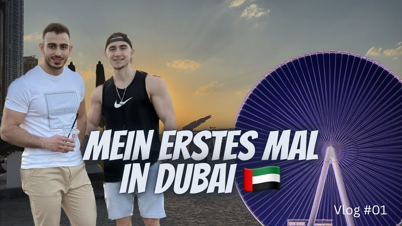 MEIN ERSTES MAL IN DUBAI mit OKAN (Roomtour 32. Stock!)|Dubai Vlog #01