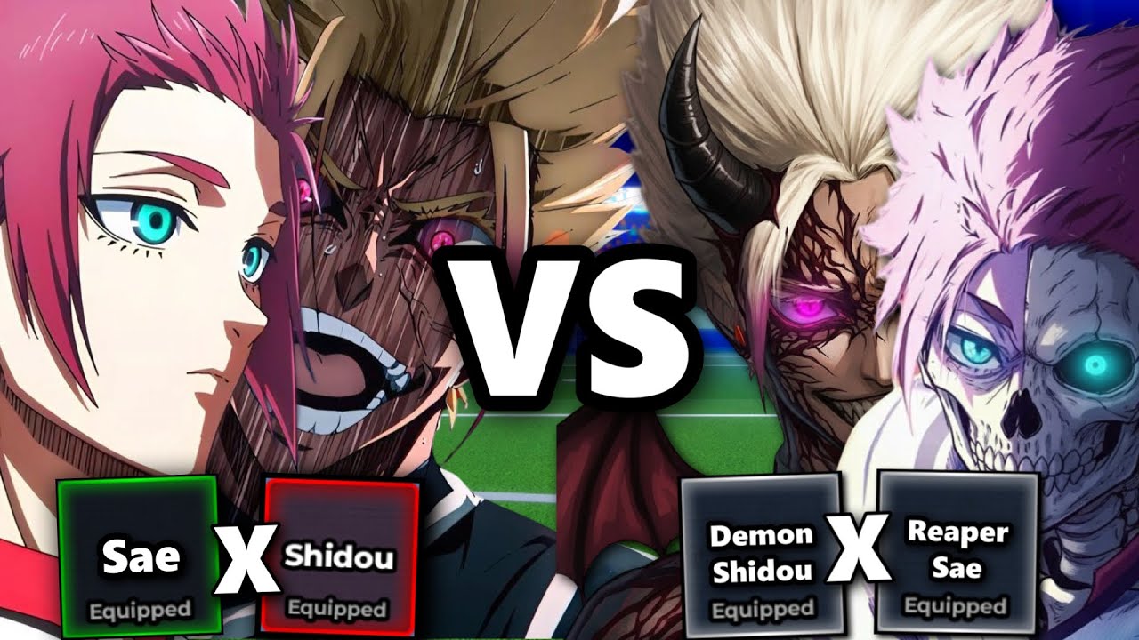 Reaper Sae & Demon Shidou VS Normal Sae & Shidou (WE FUMBLED) | Blue Lock Rivals