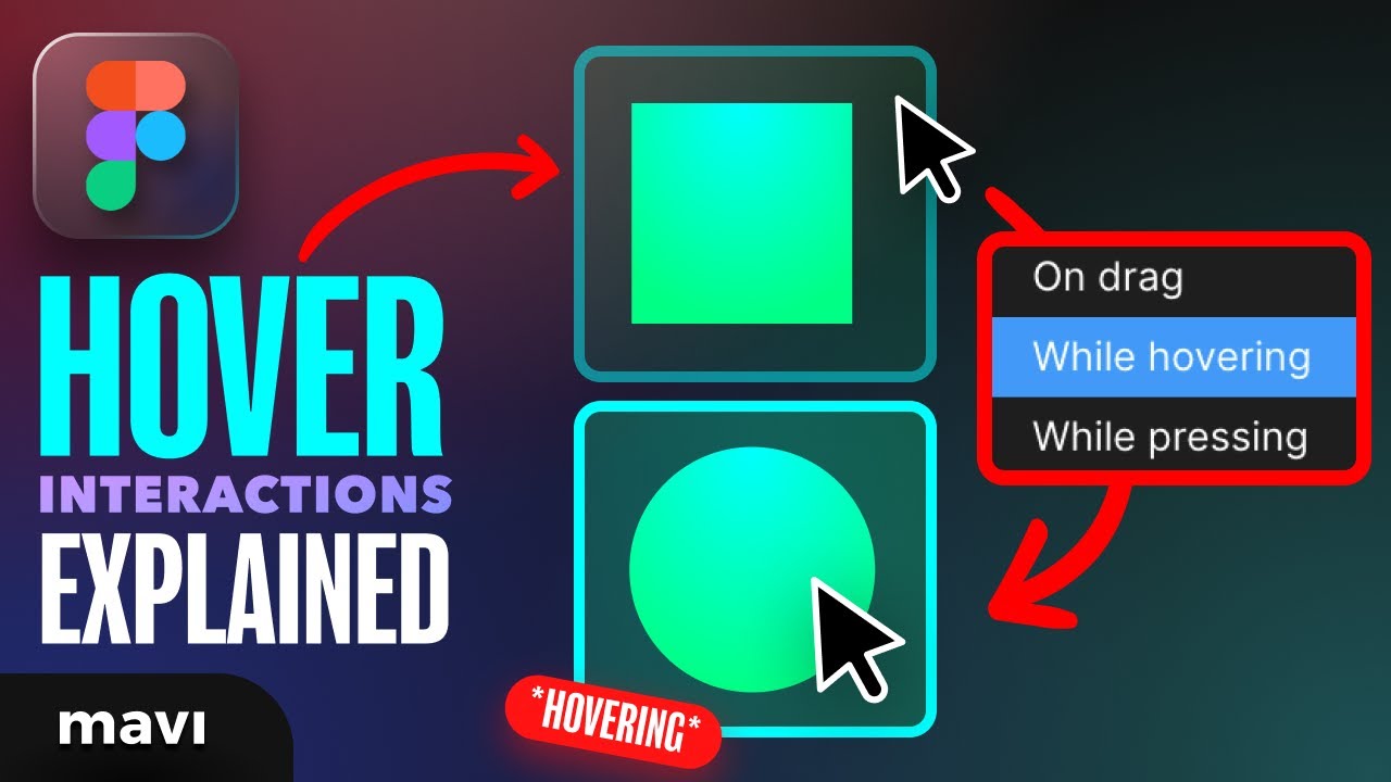 Figma HOVER STATES Explained for Absolute Beginners (In-depth Explanation)