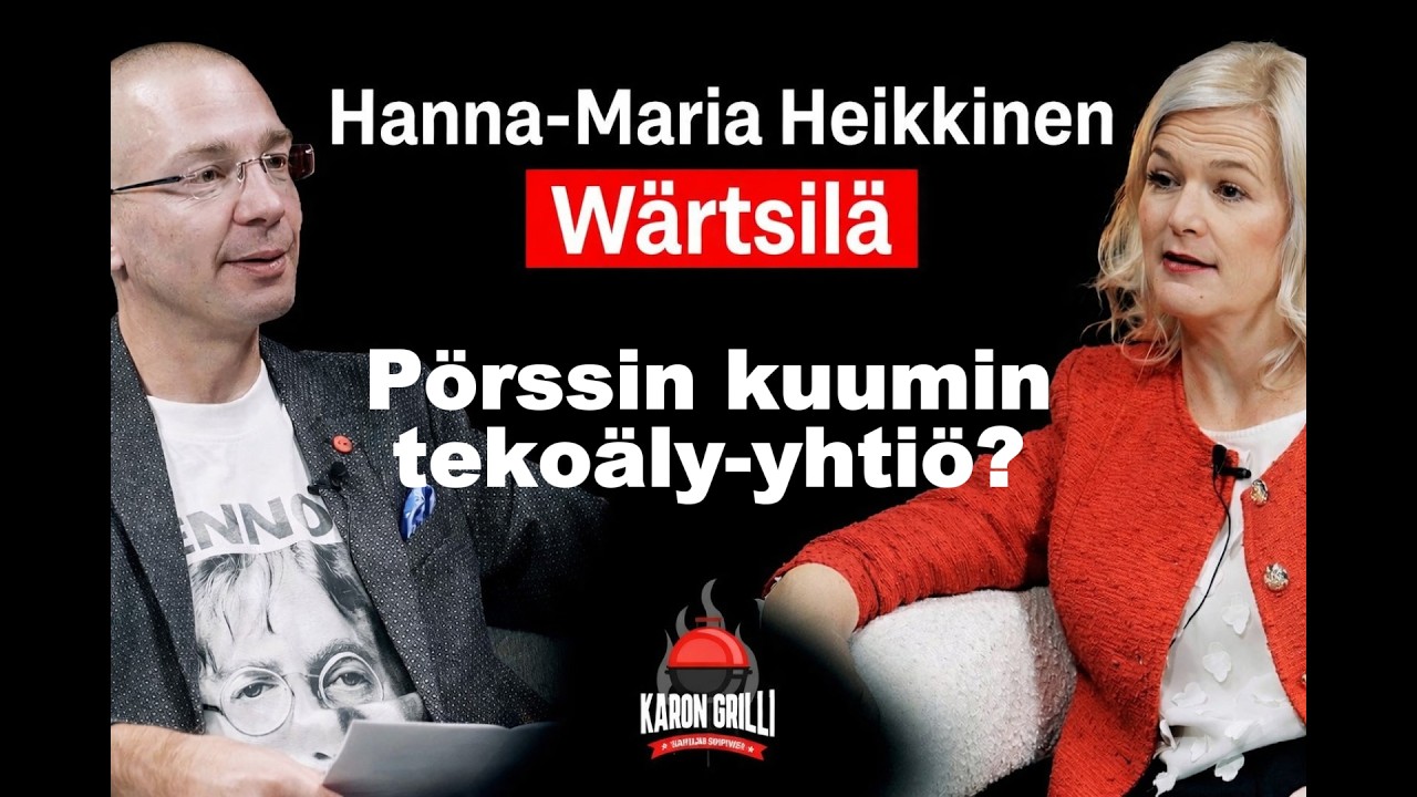 Helsingin kuumin tekoäly-yhtiö, Wärtsilän Hanna-Maria Heikkinen?
