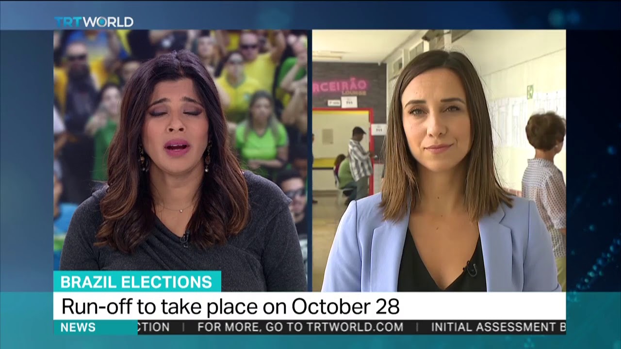 Brazilians cast their votes in the presidential election