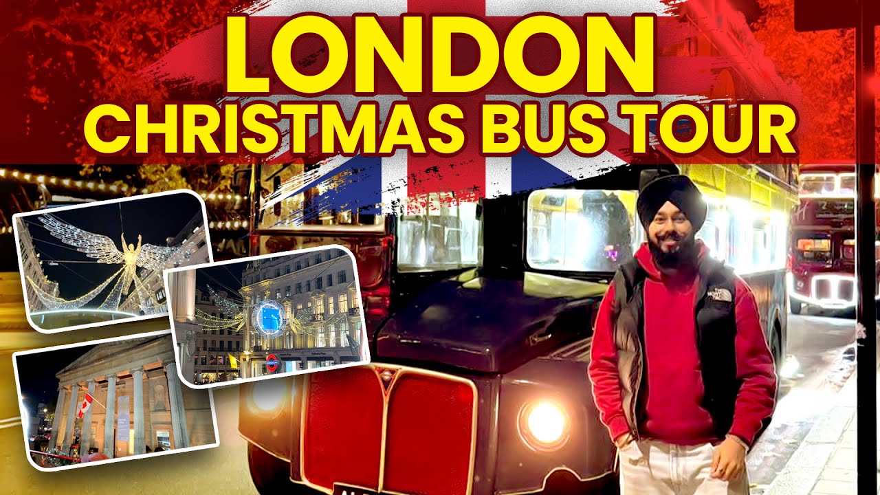 🇬🇧 LONDON BUS EXPLORE | BEST TOUR | Arsh Naagra | VLOGGING IN UK 😍