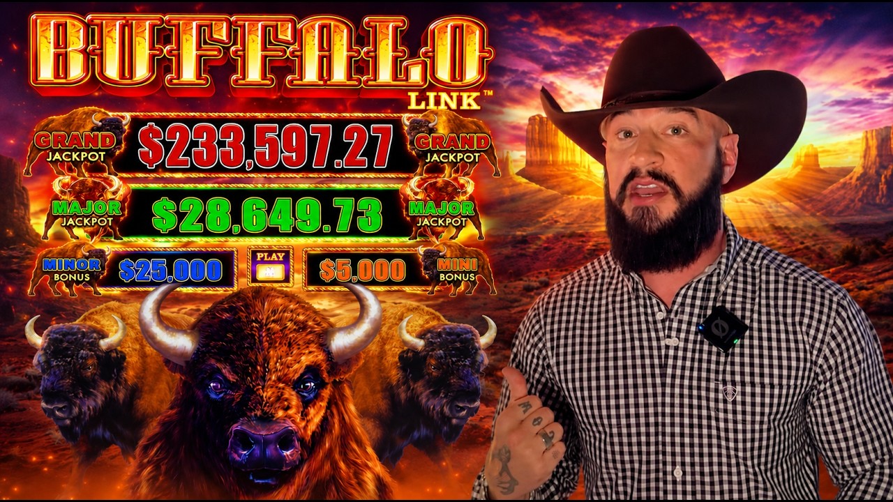 Can LUCK strike TWICE 😱 HIGH LIMIT Buffalo plus more!