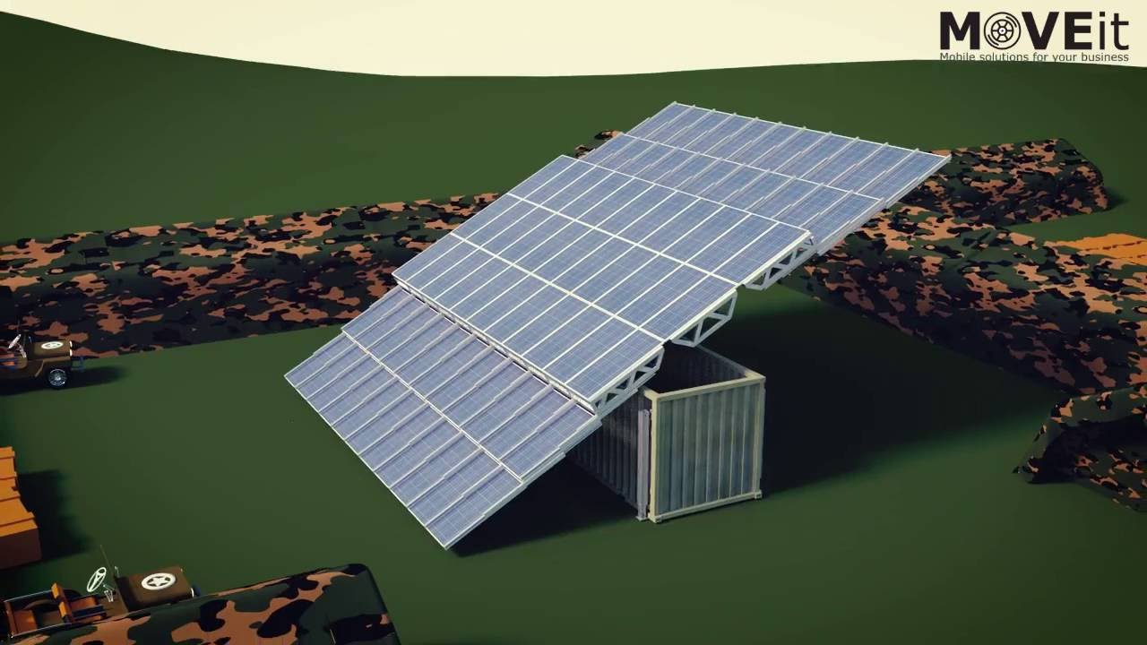Mobile Solar Container | Solar farm | Solar energy innovation | promo movie