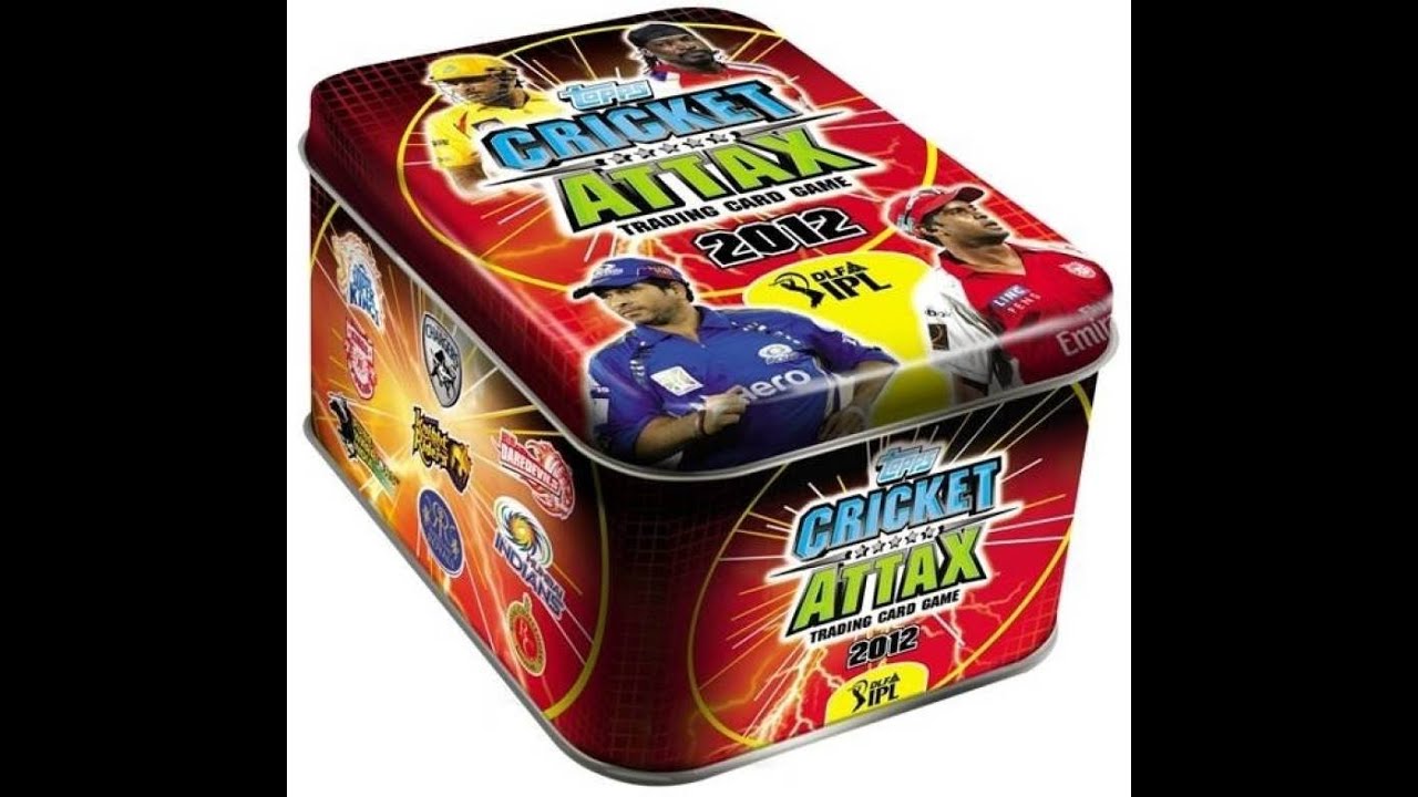 Cricket Attax 2012 Tin pack opening 😎🤩🙂