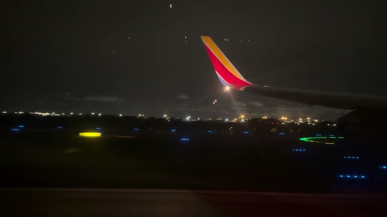 Southwest Boeing 737 approach and landing into Orlando 