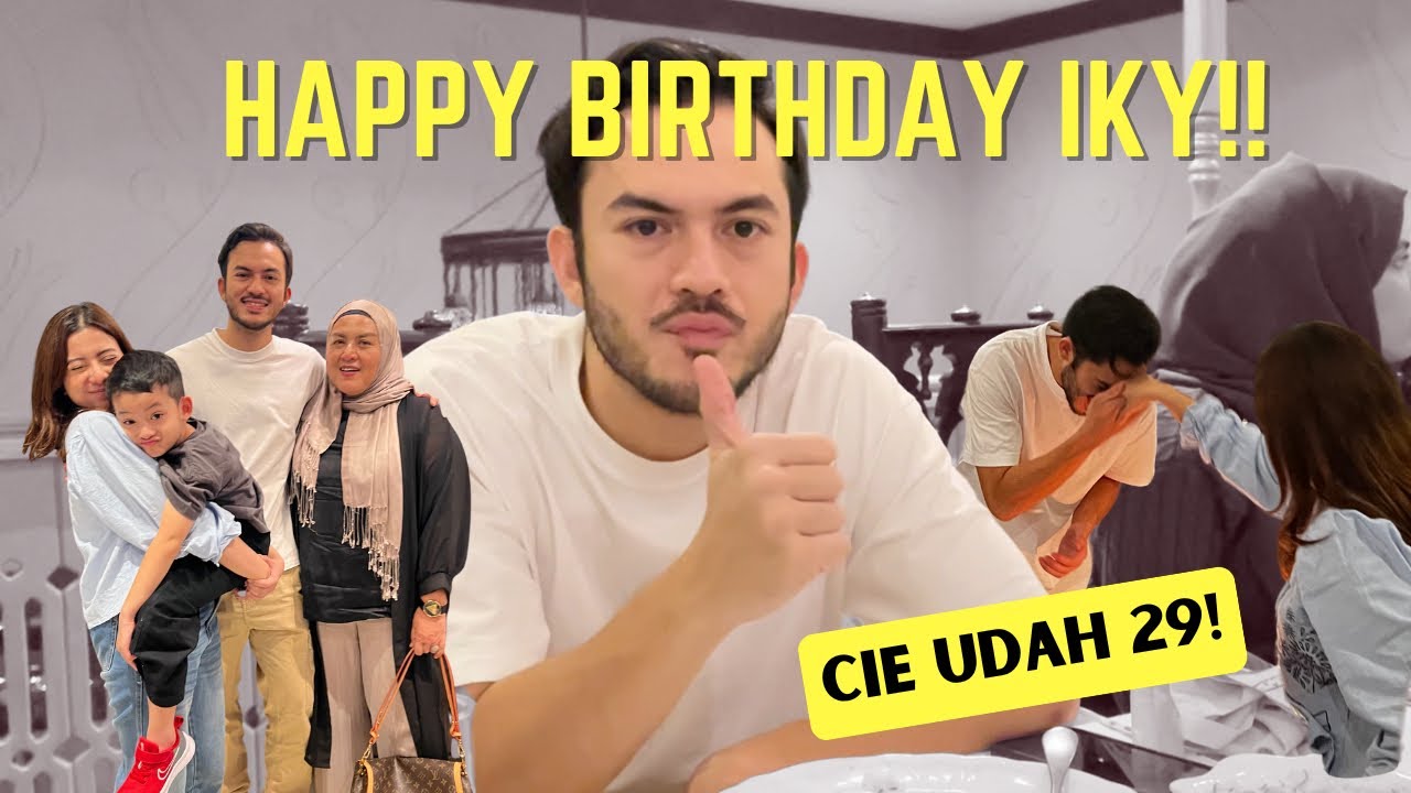 Happy Birthday Rizky!! Cieee udah 29 😚