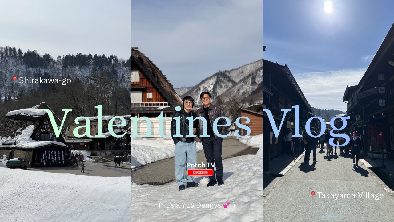 Valentines Day Trip in Shirakawa-go & Takayama Village with Dong_Biebe