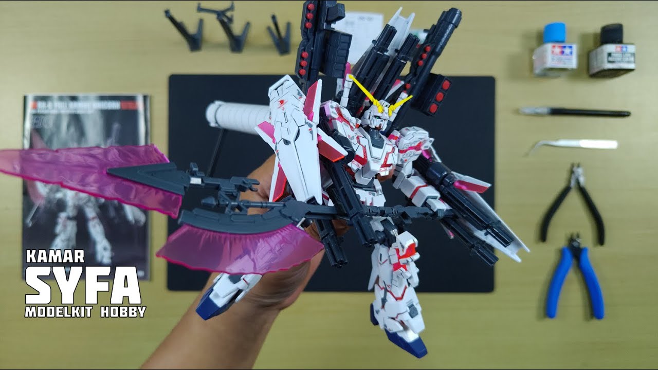 RX-0 FULL ARMOR UNICORN [DESTROY MODE/RED Ver.] HG 1/144 | ASMR BUILD | SPEED BUILD | Bootleg Star