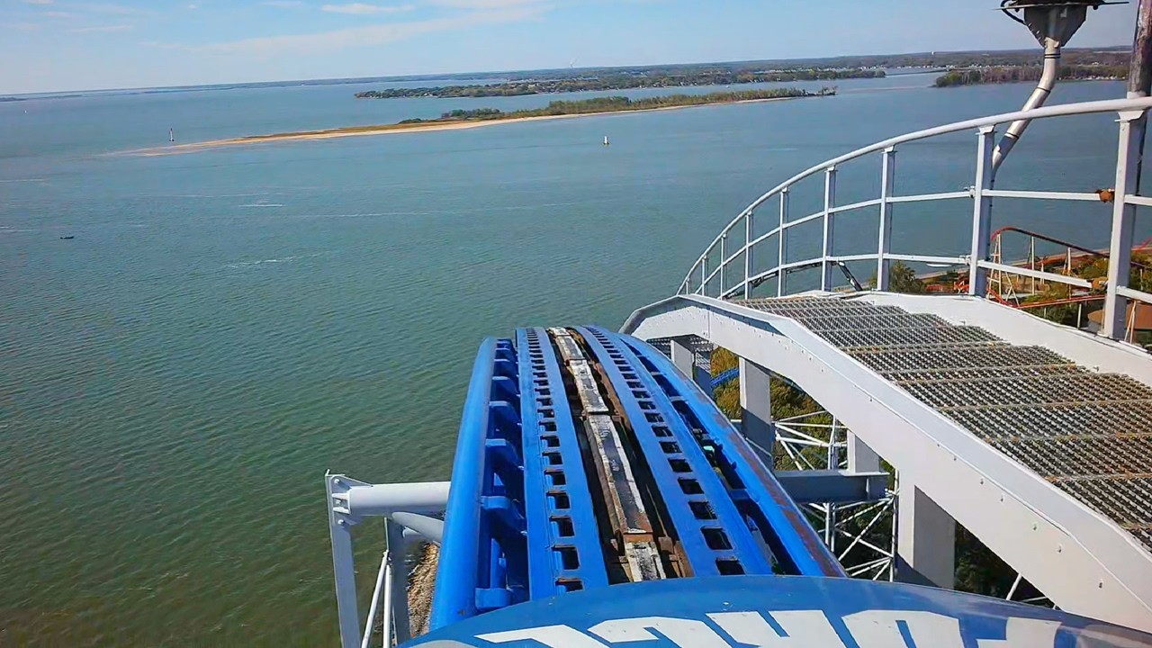 Millennium Force (front seat 4K POV) - Cedar Point - 10/10/2025
