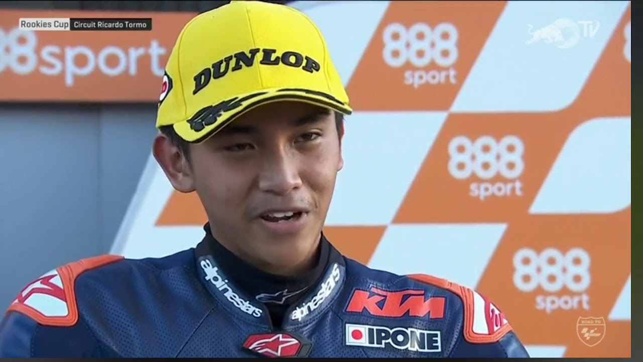Mario Aji #34 - First Podium 2nd - Redbull Rookies Cup 2020
