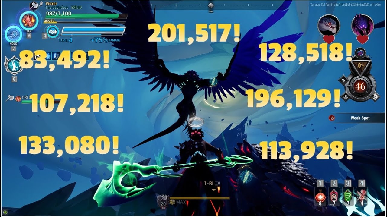 Dauntless 1.7.1 Big Brain Damage Build