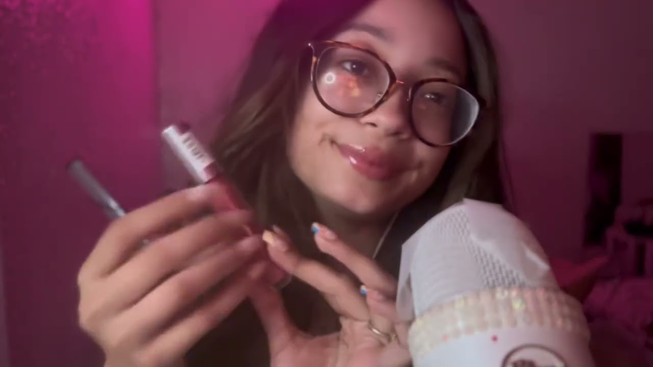 ASMR 30 MIN LIPGLOSS APPLICATION + TINGlY MOUTHSOUND + LIP SMAKING 👄 💄