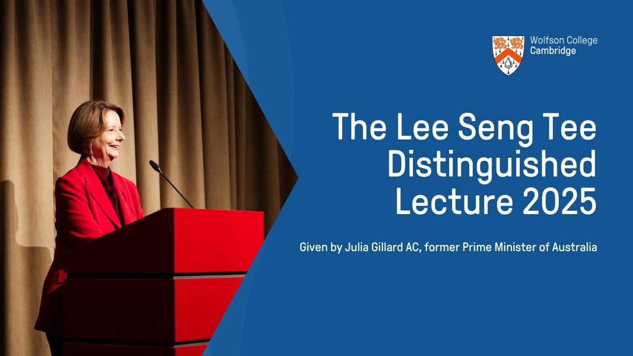 Wolfson College Lee Seng Tee Distinguished Lecture 2025
