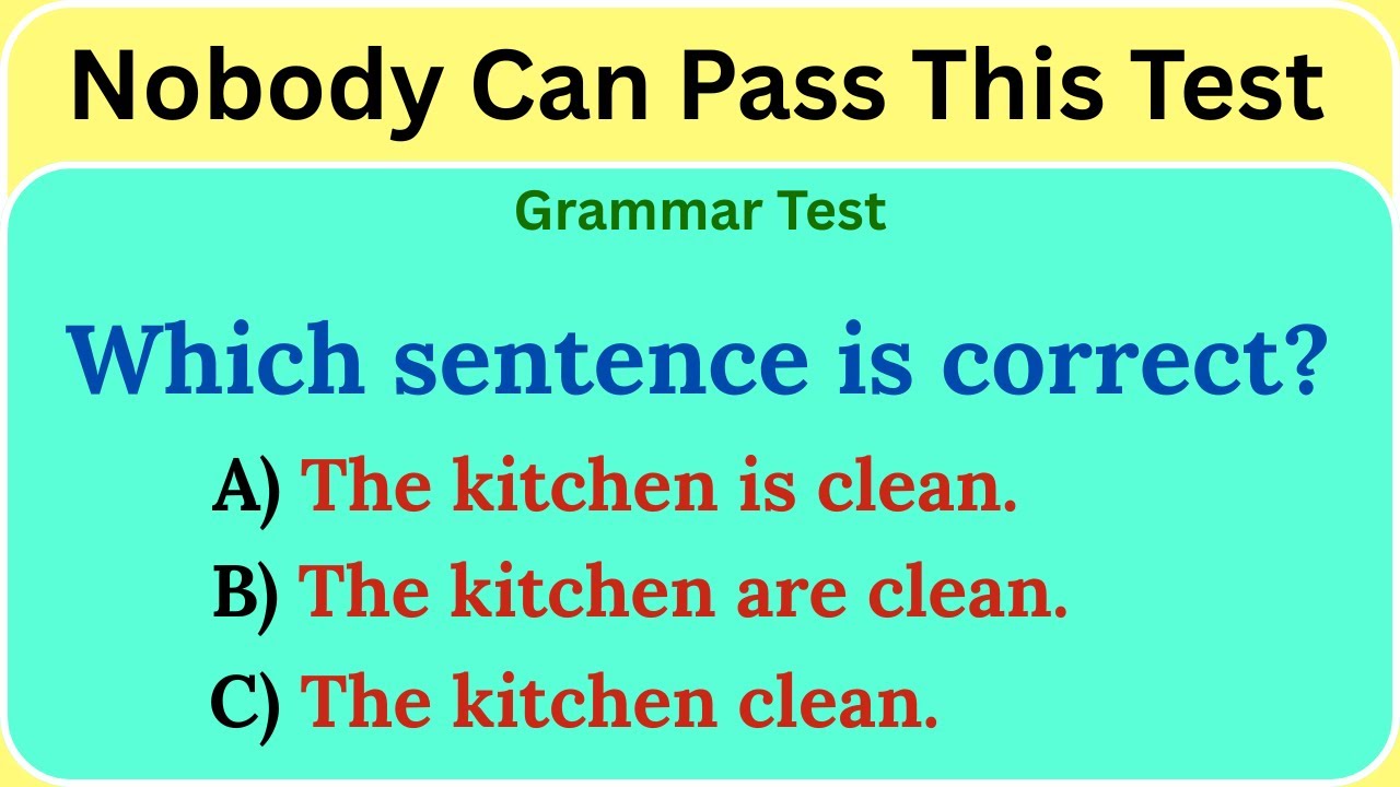 Mixed English Grammar Test — Daily Life Questions Nobody Passes!