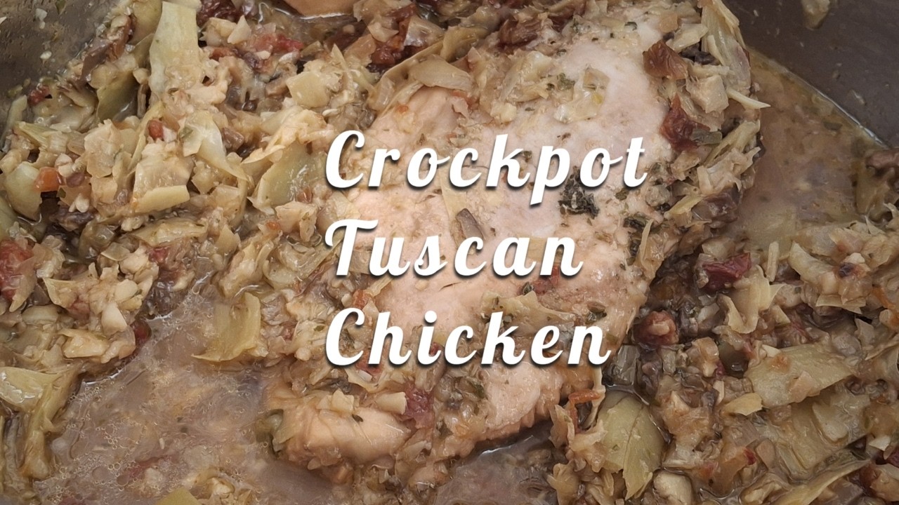 Crockpot Tuscan Chicken