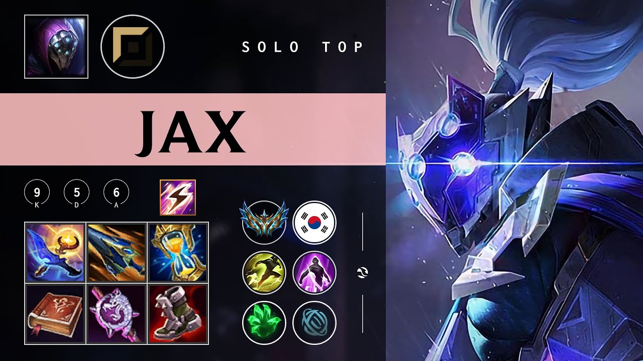 Jax Top vs Vayne - KR Challenger Patch 26.01