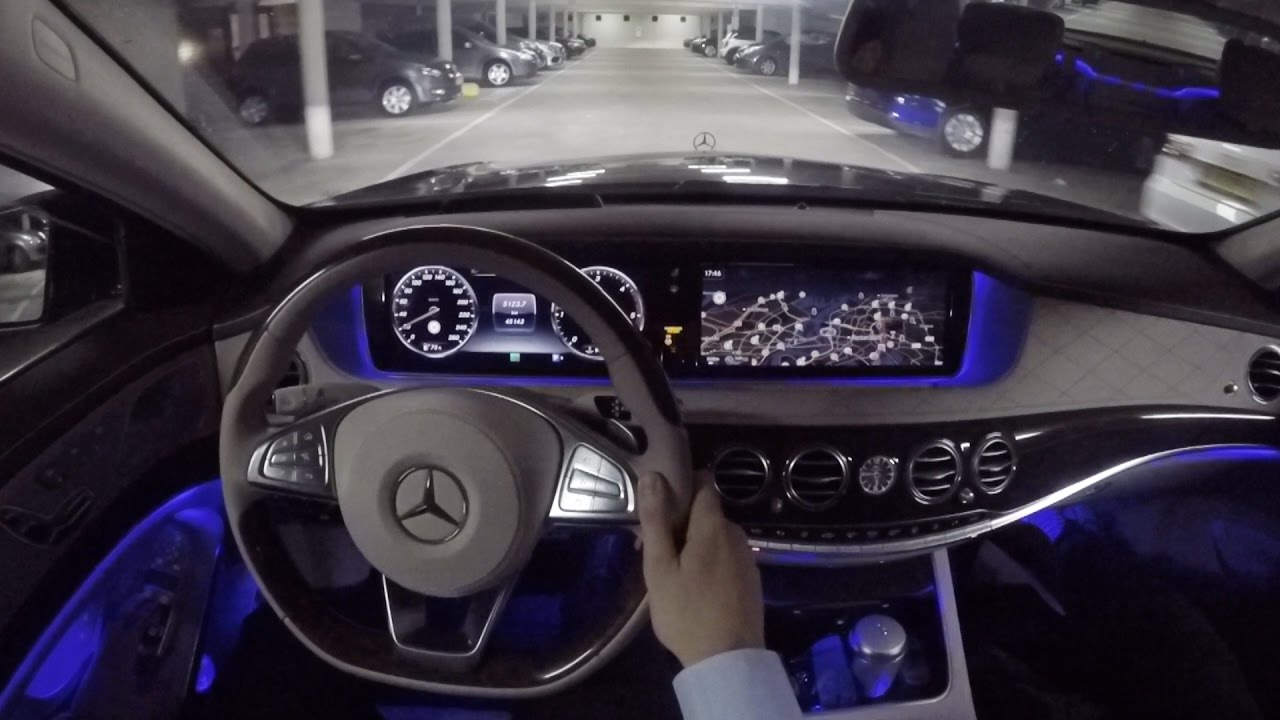 2017 Mercedes S Class New S350 Long AMG 4MATIC Night Review Drive POV
