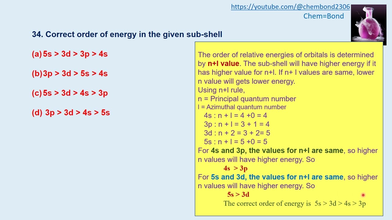 Atomic structure MCQs (Part III),,