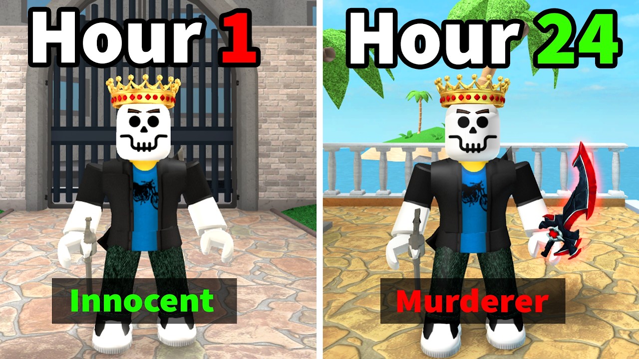 I Spent 24 HOURS in Murder Mystery's Summer Update!