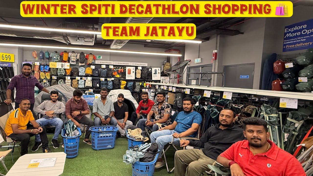 Spiti 2026 | team jatayu | mysore road decathlon | winter wear | - degree jackets 