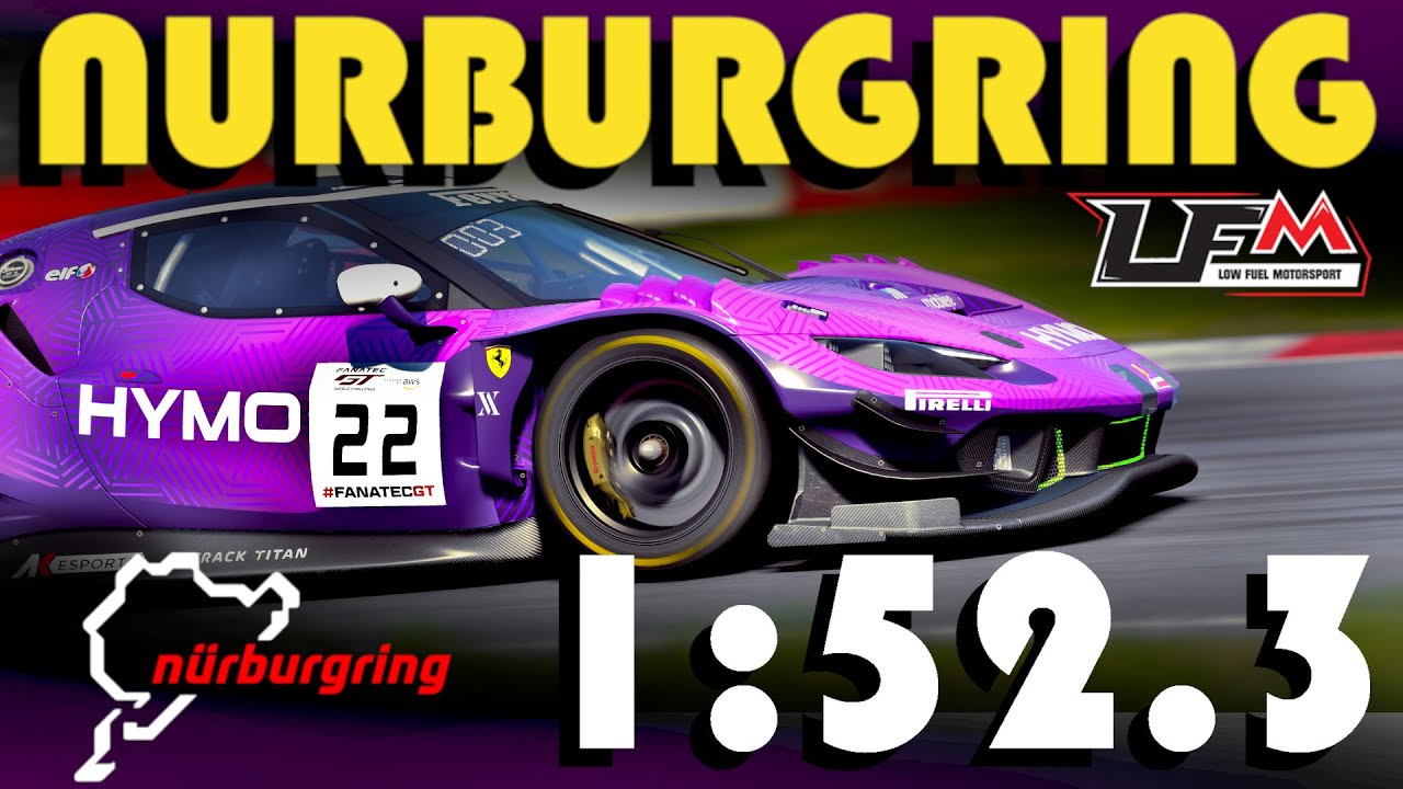 NURBURGRING HOTLAP | 1:52.3 | Ferrari 296 GT3 | Assetto Corsa Competizione 1.9.8