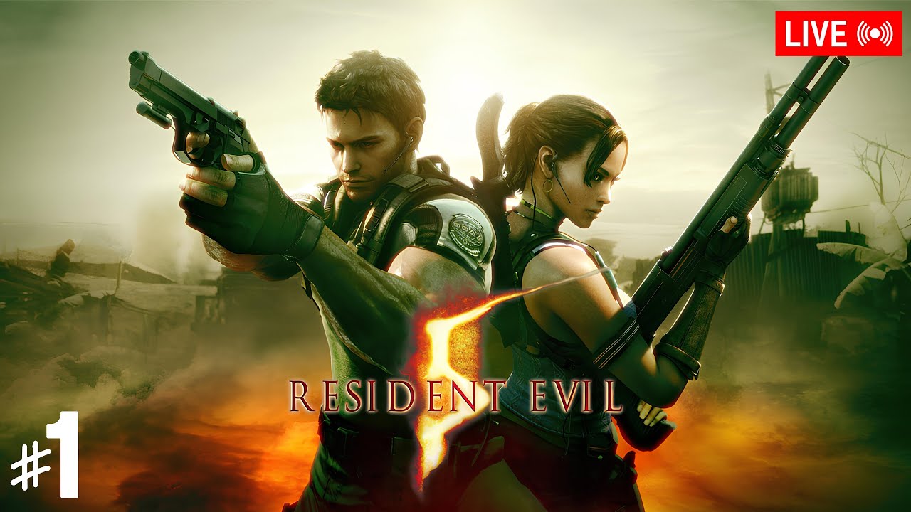 RESIDENT EVIL 5 - #1: PRIMEIRA VEZ NESTE JOGO [MARATONA] - COOP @mateusobaka3885