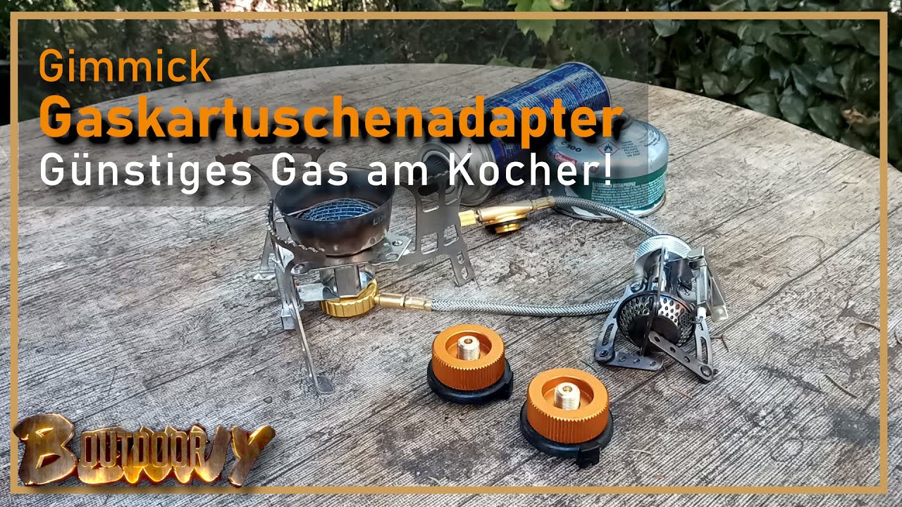 Gimmick: Gaskartuschen Adapter - Günstiges Gas am Kocher! 🔥