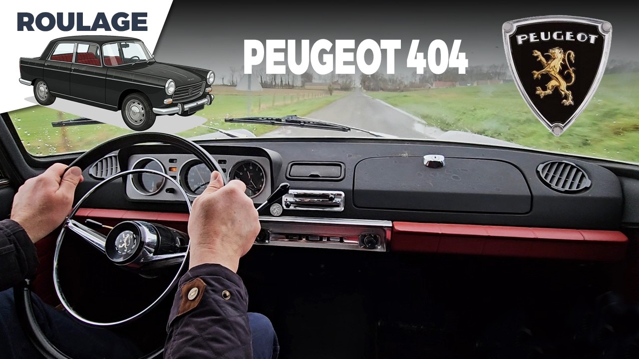 Roulage en Peugeot 404 de 1967 #peugeot #404 #car #auto #automobile #cars #autos