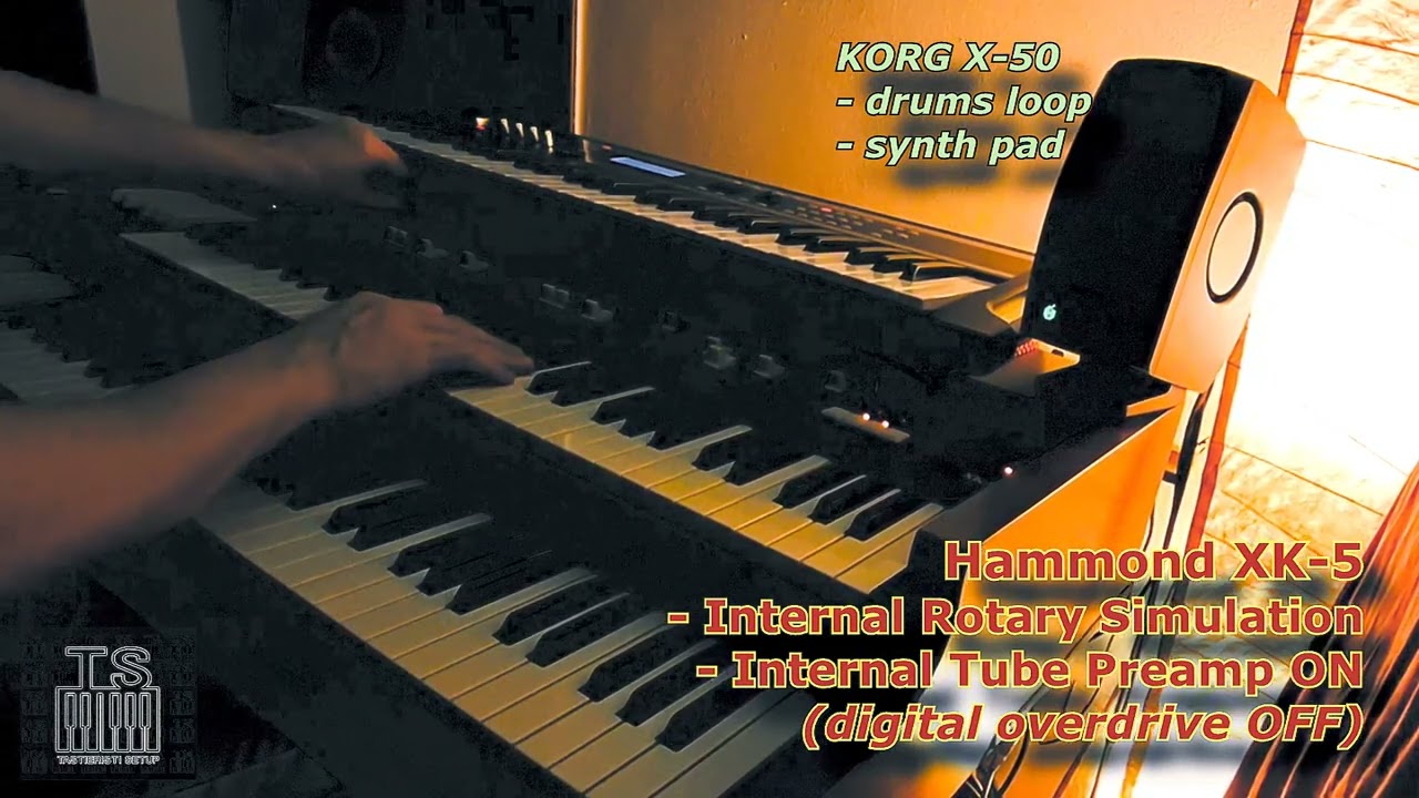 Hammond XK5 & KORG X50 loop improvisation