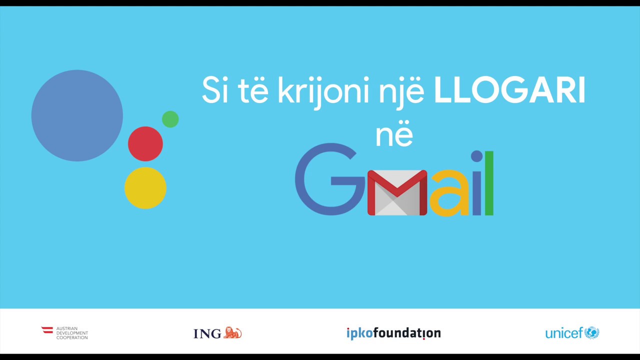 Si t&euml; krijoni nj&euml; llogari personale n&euml; GMAIL