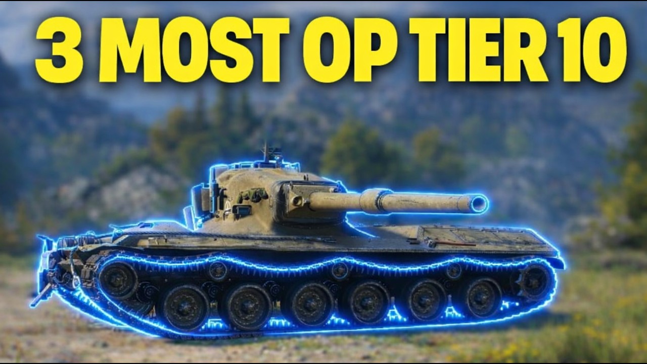 3 САМЫХ МОЩНЫХ БОЕВЫХ ПЕРСОНАЖА 10-ГО УРОВНЯ В WOTB!