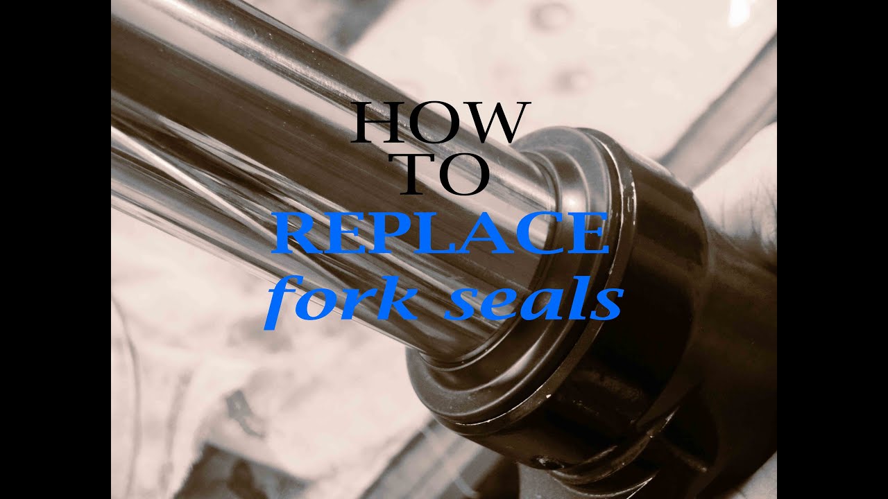 How to replace motorcycle fork seals
