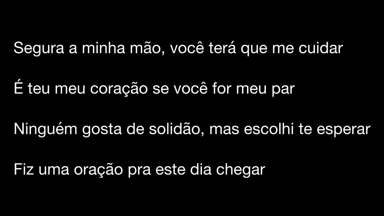 Escolhi te esperar (Marcela Taís) - Letra