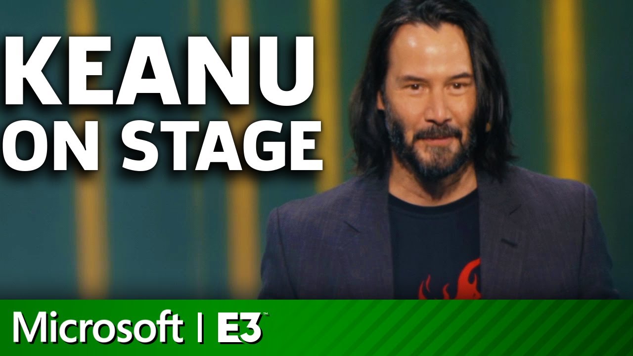 Cyberpunk 2077 - Keanu Reeves On Stage | Microsoft Xbox E3 2019