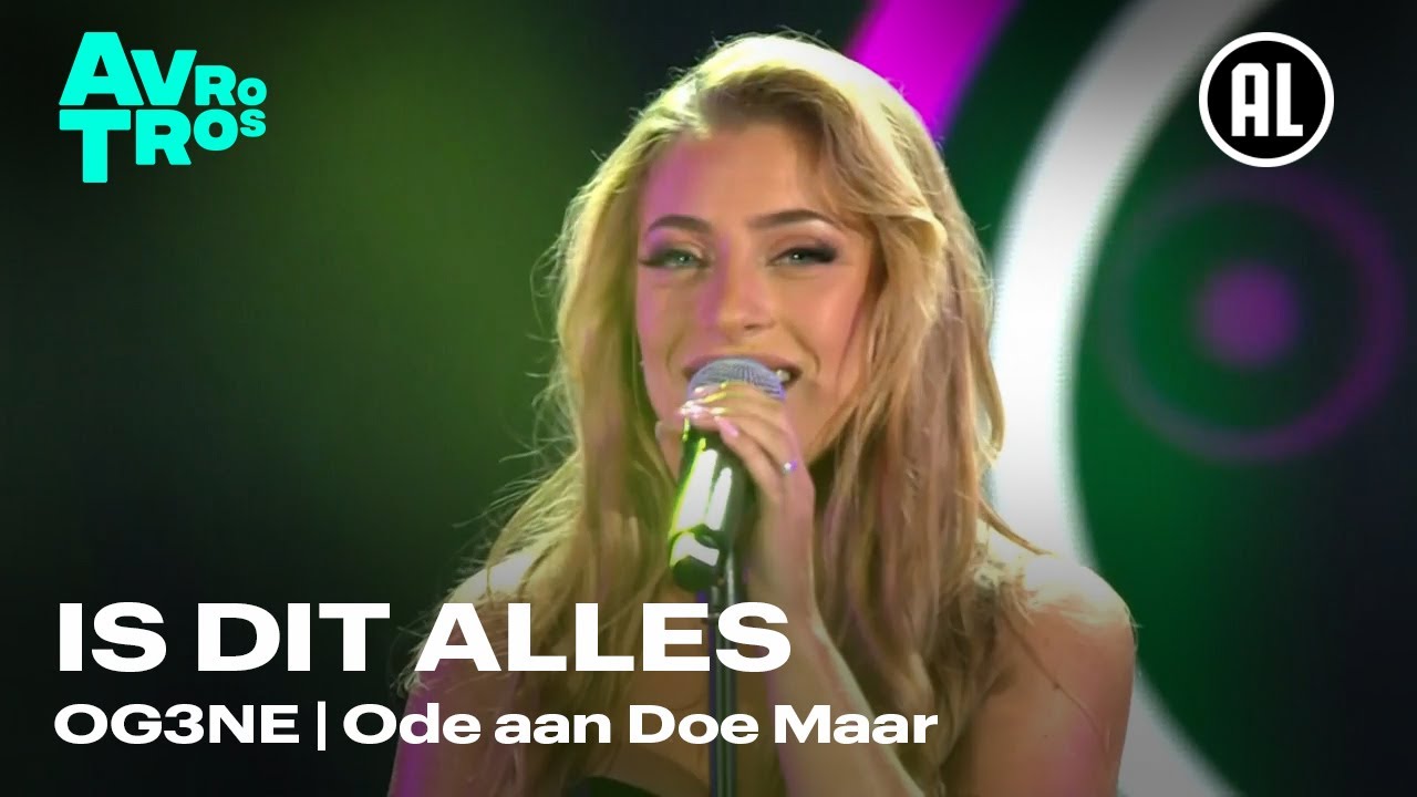 OG3NE - Is dit Alles | Mooier dan ooit: Ode aan Doe Maar!
