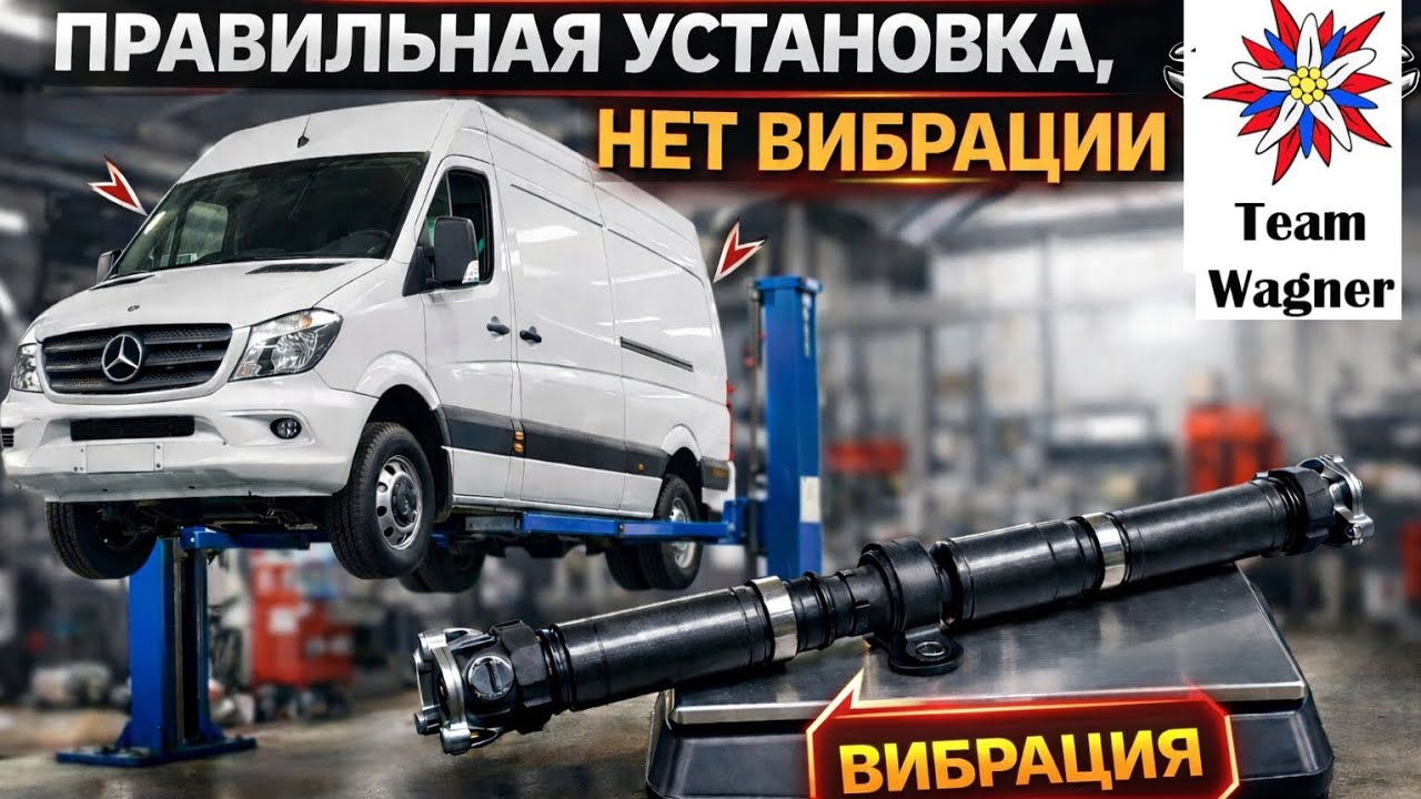 Вибрация кардана? Как правильно установить. 