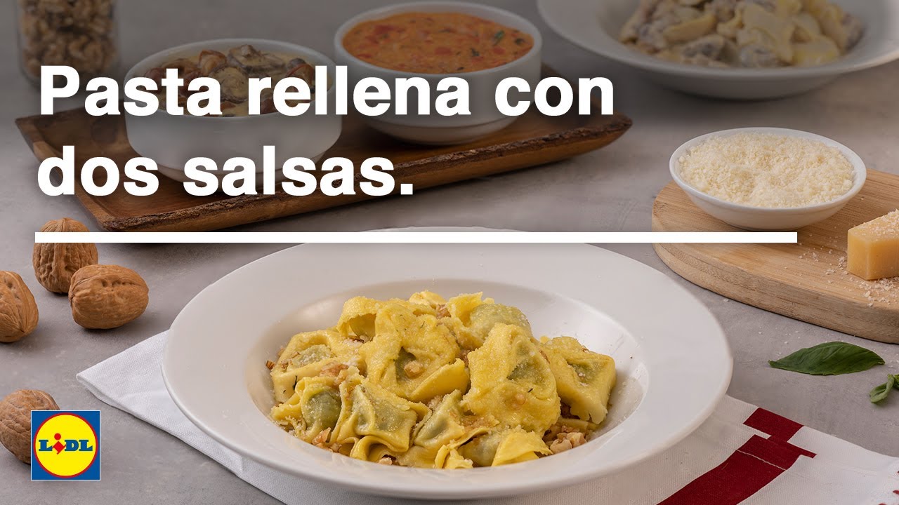 Pasta Rellena con Dos Salsas 🥫🍝 | Recetas de Pasta | Lidl Espa&ntilde;a