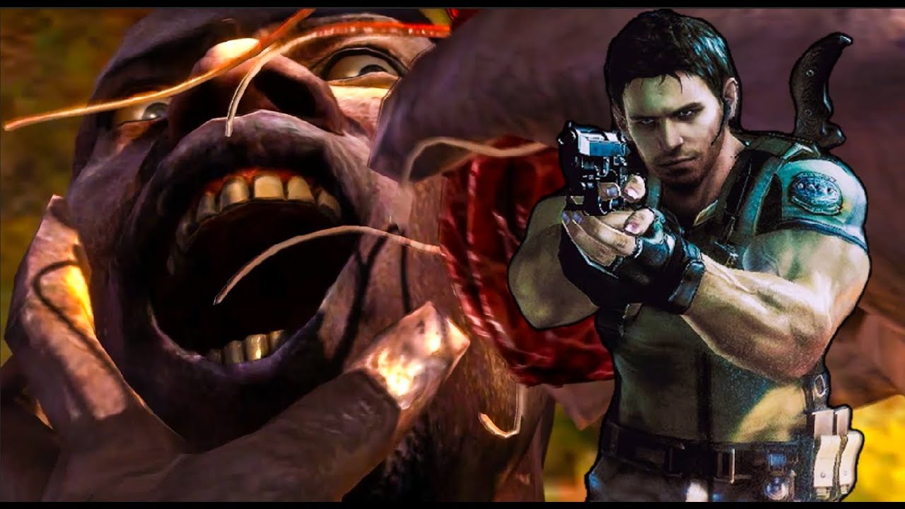 Chris Redfield Encountered Parasitic Human (Las Plagas) for the first time - Resident Evil 5
