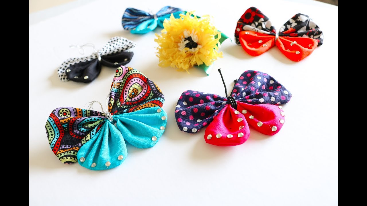 Fabric Butterfly how to make DIY Tutorial
