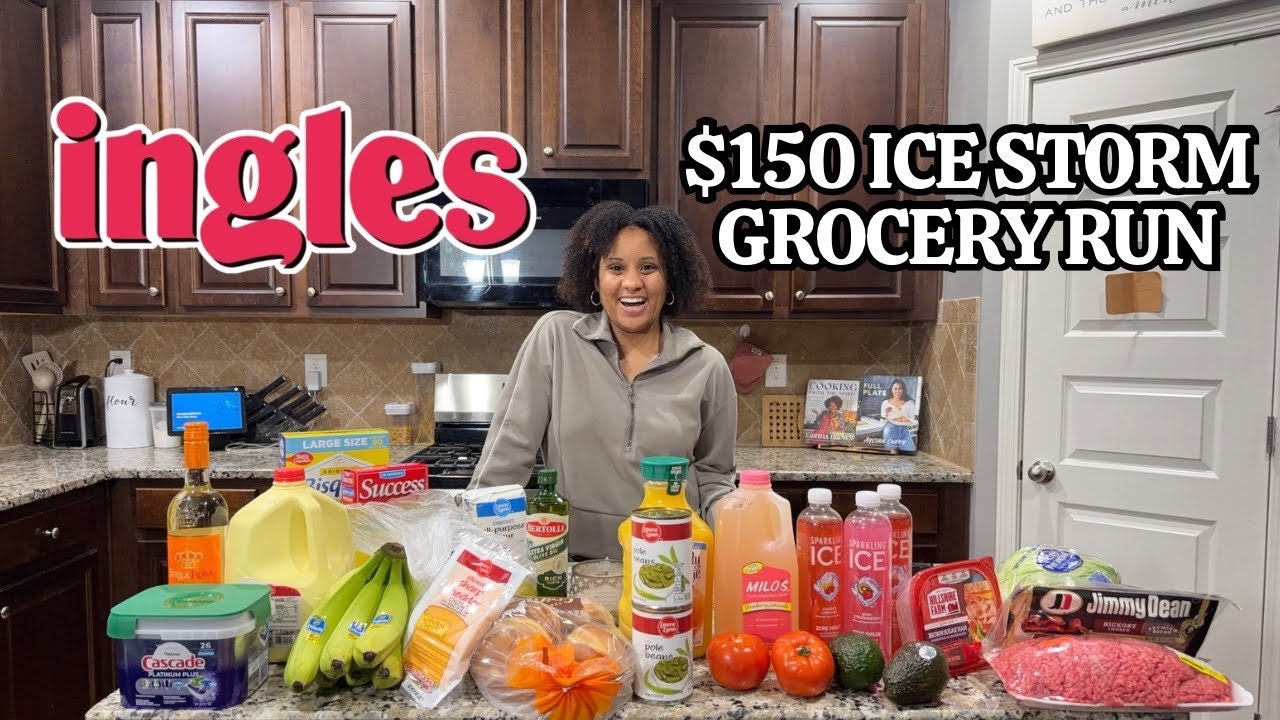 Grocery Shopping Before an Ice Storm | Family of 5 on a Budget