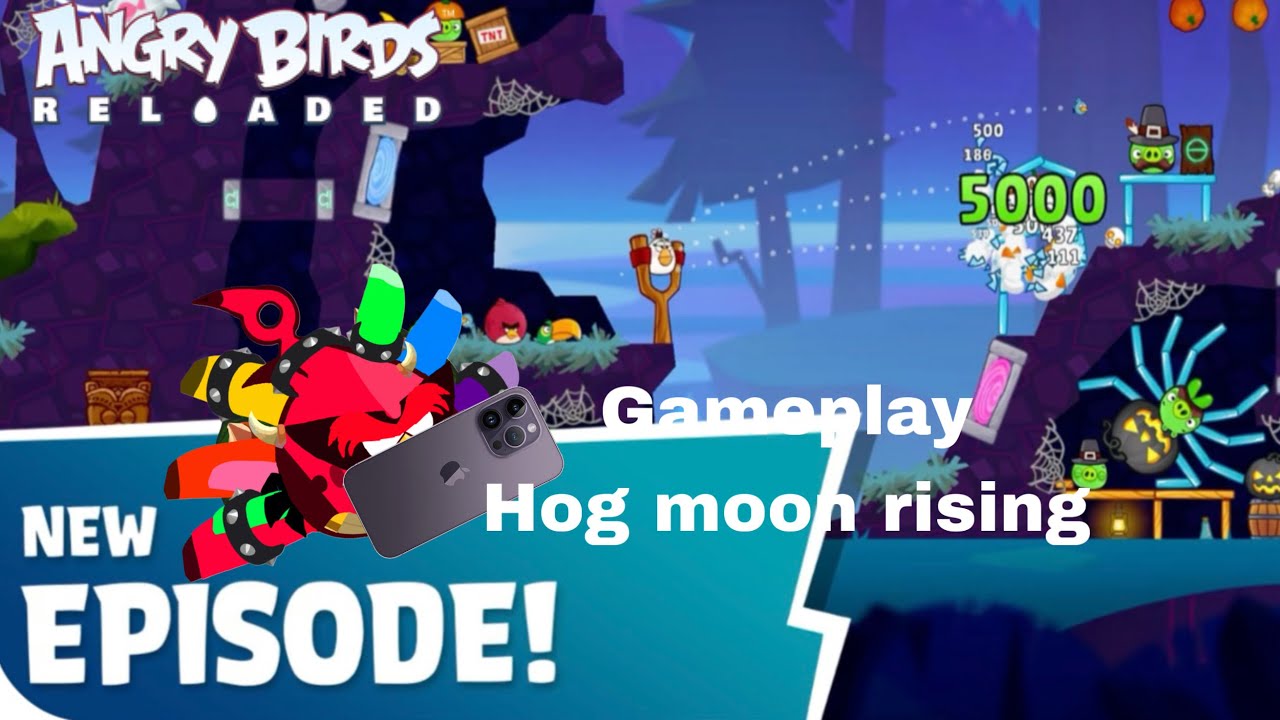 Angry Birds Reloaded Gameplay Hog Moon Rising