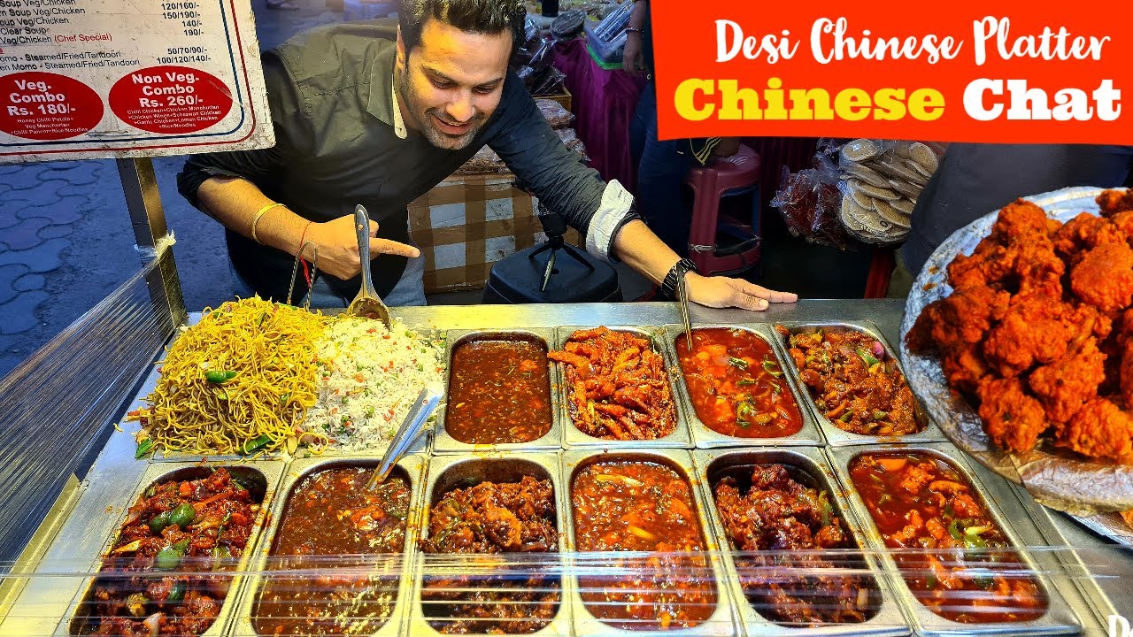 Chinese Chat Platter in Cr Park. Chinese Street Food. Is it Good or Overhyped? Delhi Street Food
