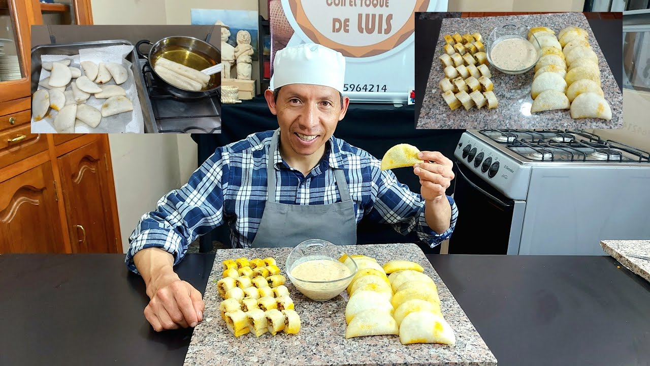 Empanadas de Morocho (Maíz  Blanco) y Rollos  #coneltoquedeluis desde cero #recetasecuador