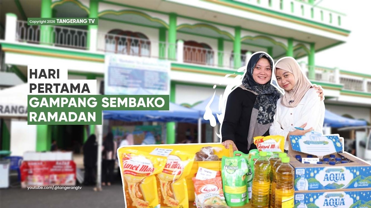 Hari Pertama Gampang Sembako Ramadan Diserbu Warga Kota Tangerang [TangerangTV]
